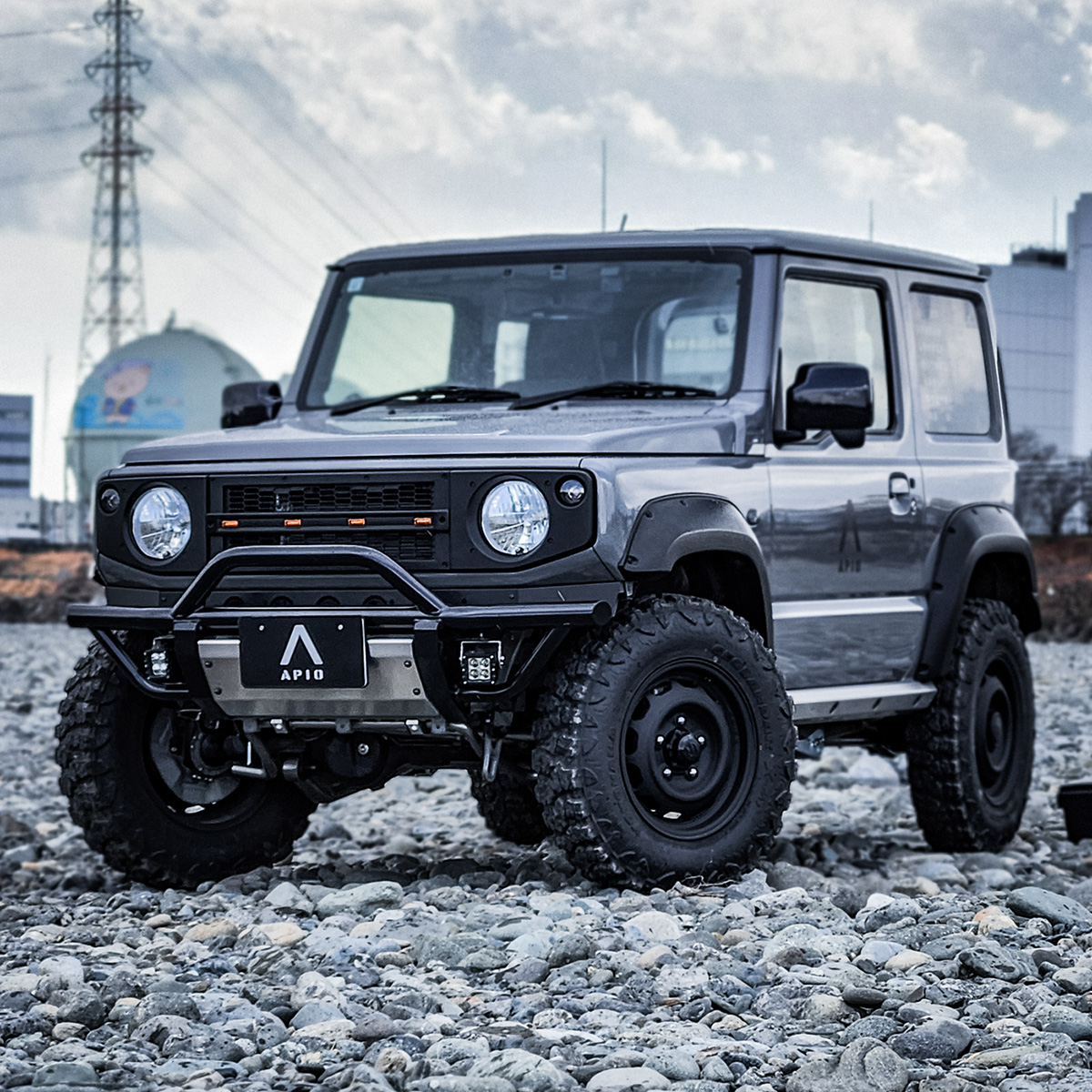 HDしし狩りバンパー（JB74,JC74） | ジムニー専門店アピオ