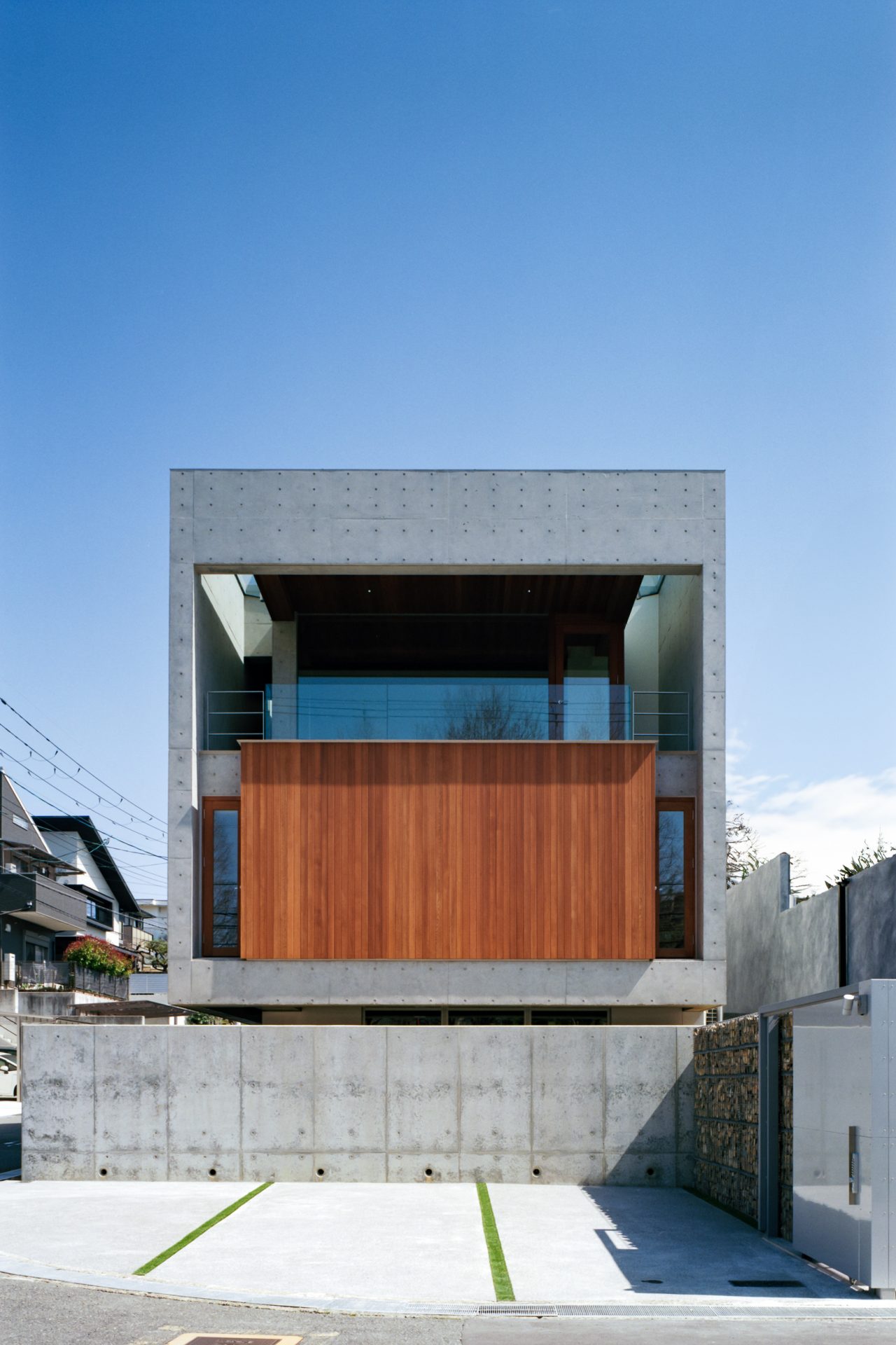 大阪の北摂のRCコンクリート打ち放しの注文住宅|建築と空間|藤原・室