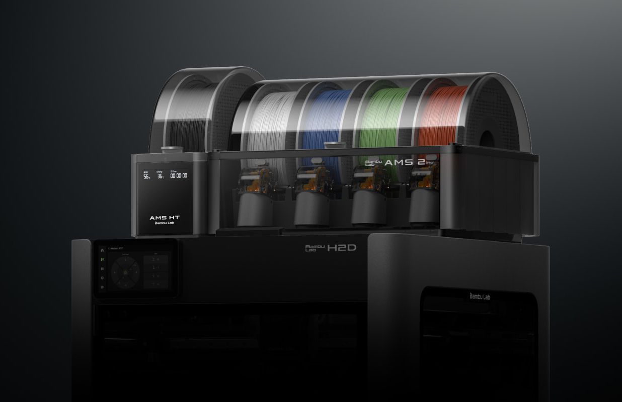 Bambu Lab H2D - オールインワンのマニュファクチャリング・ハブ | 3D