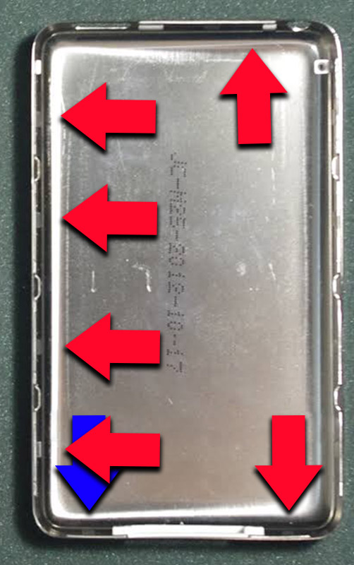 iPod classic 6分解方法とバッテリー交換・HDD取り替え修理 | APPLEMAC