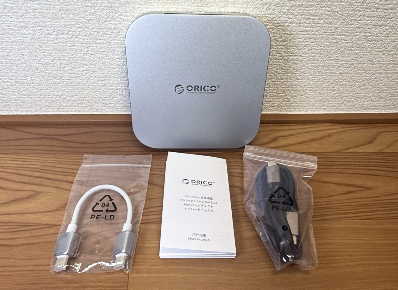 Mac mini (2024)のデザインにマッチするUSB4対応の外付けSSD「ORICO