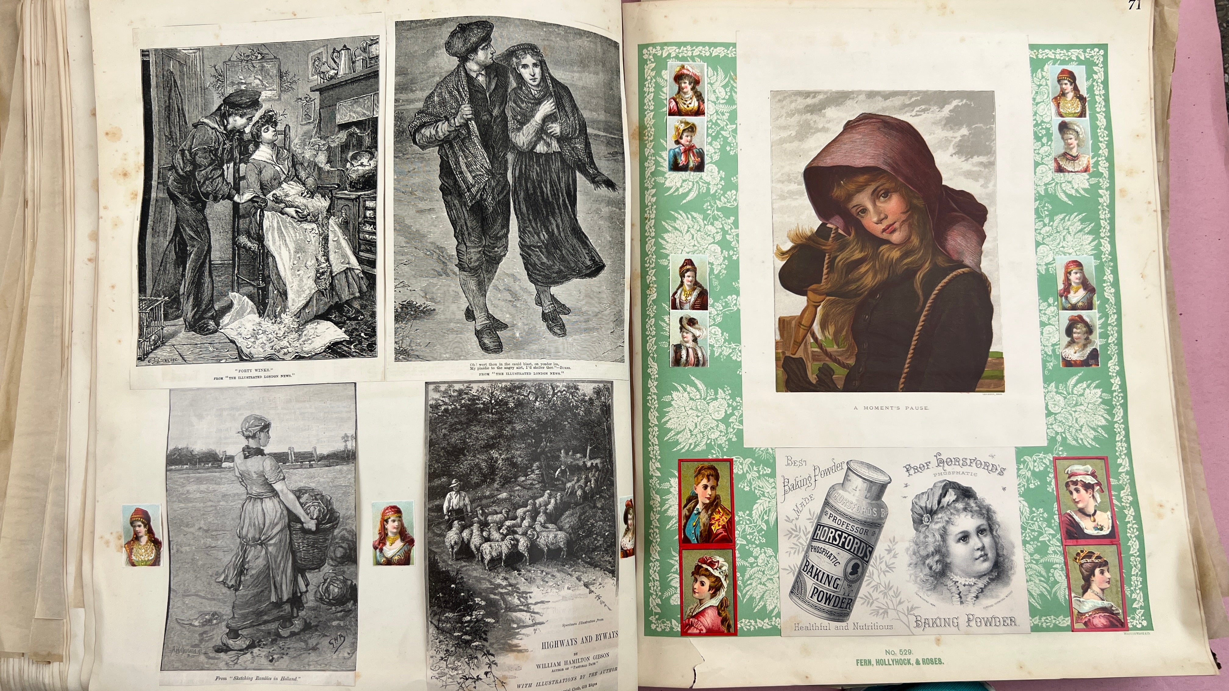 LARGE VICTORIAN AMERICANA TRADE CARDS SCRAPBOOK – APPLE BOUTIQUE