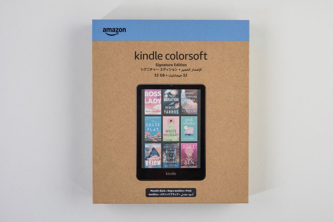 Kindle Colorsoft シグニチャーエディション」レビュー、カラー版