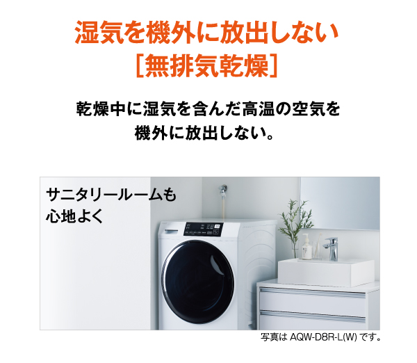 AQW-D8R-L/AQW-D8R-R | アクア株式会社（AQUA）｜生活家電
