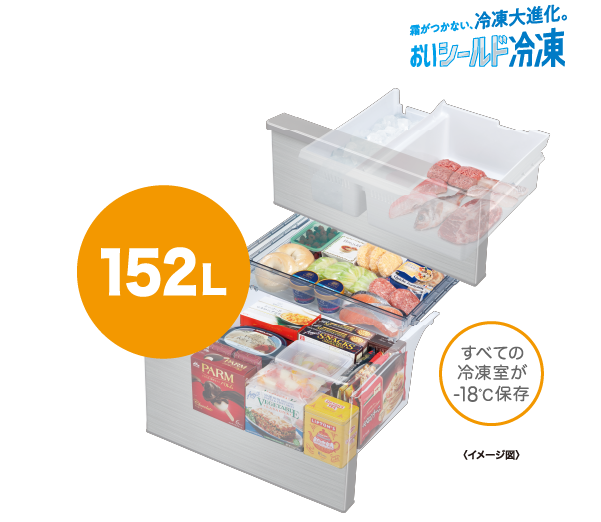 AQR-V43N | 容積430L | Delie series（デリエシリーズ） | 冷蔵庫