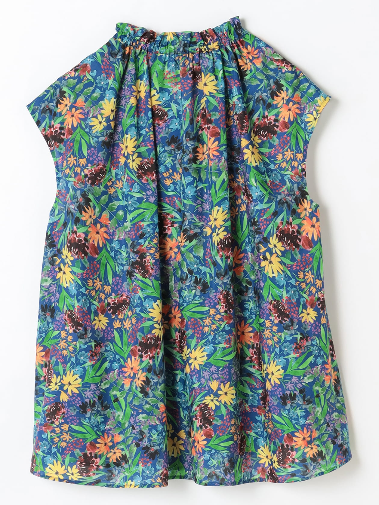 フラワープリントブラウス