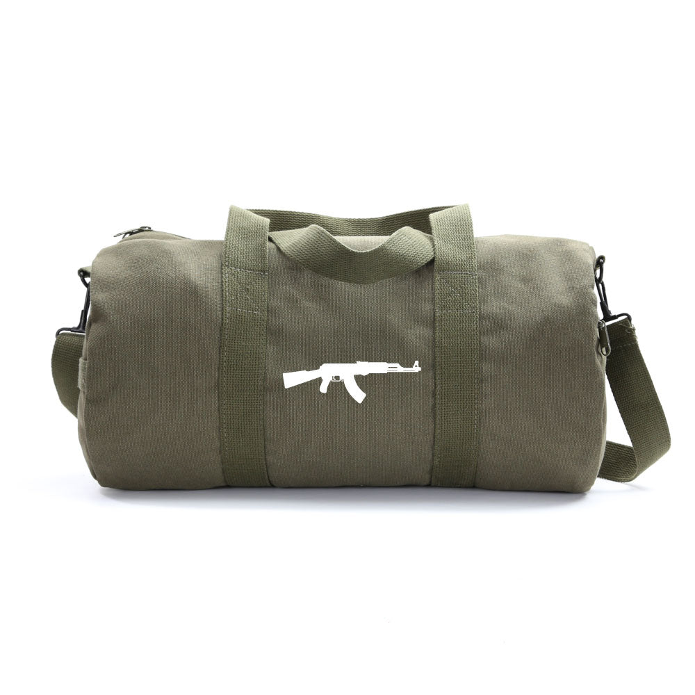 AK-47 Assault Rifle Army Sport Heavyweight Canvas Duffel Bag