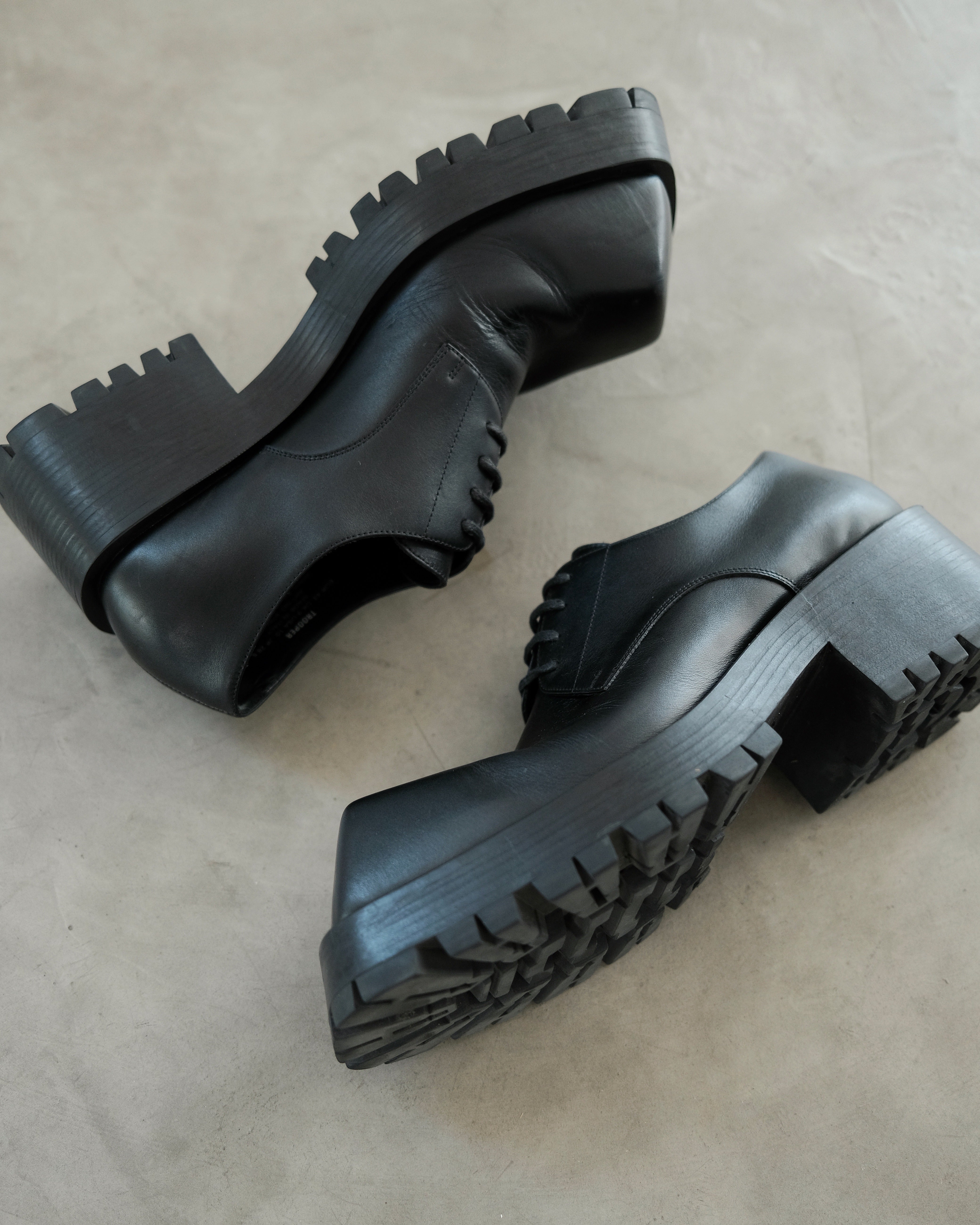 BALENCIAGA Trooper Derby Shoes – Around The Shoes
