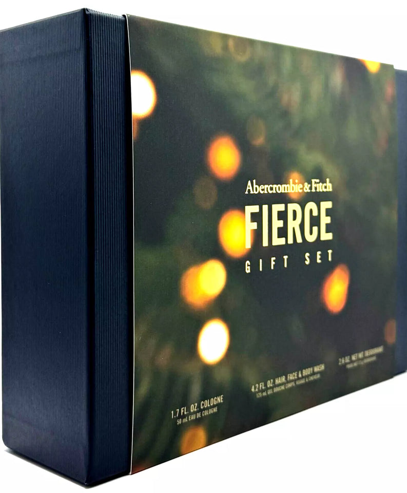 Abercrombie & Fitch FIERCE 3 Piece Gift Set Eau de Toilette