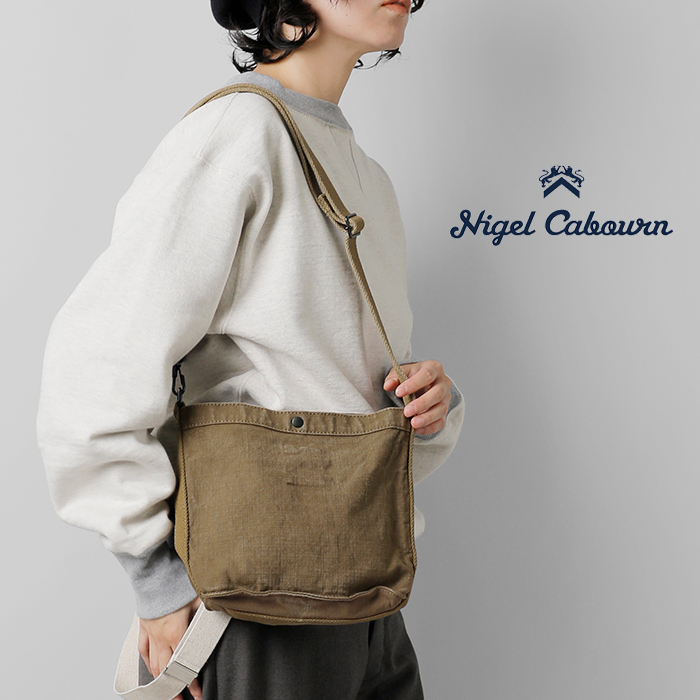 NIGEL CABOURN ナイジェルケーボン コットン マガジン バッグ 8049-00