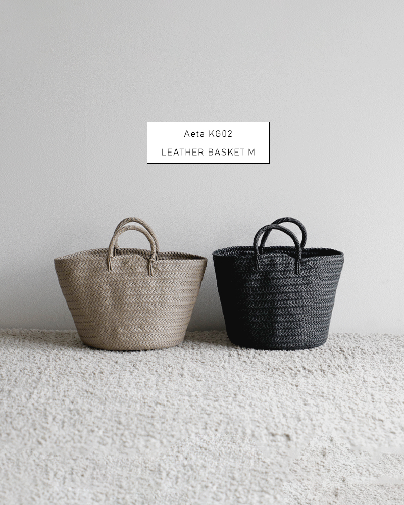 Aeta アエタ カウレザー バスケットM kg02-rb ユニセックス | Piu di
