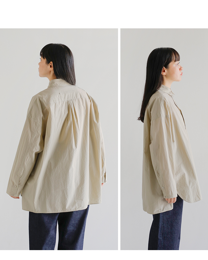 30%OFF】TICCA ティッカ コットン ハーブ スクエア ビッグ シャツ