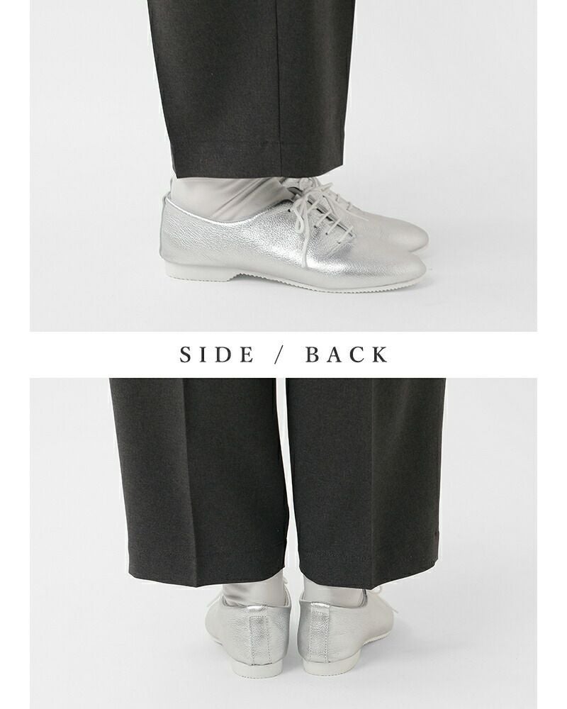 CROWN クラウン メタリック レースアップ レザー シューズ jazz-mn