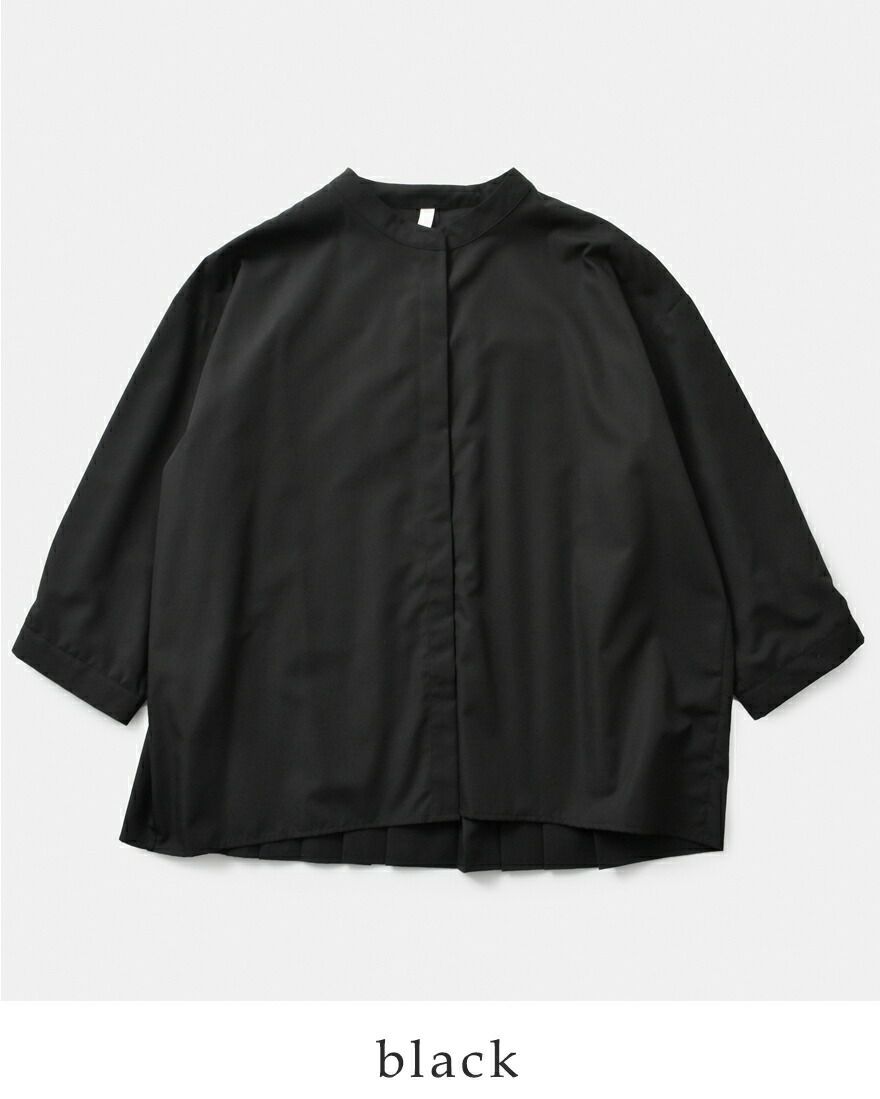 クーポン対象】kelen ケレン バック プリーツ ブラウス “MARL