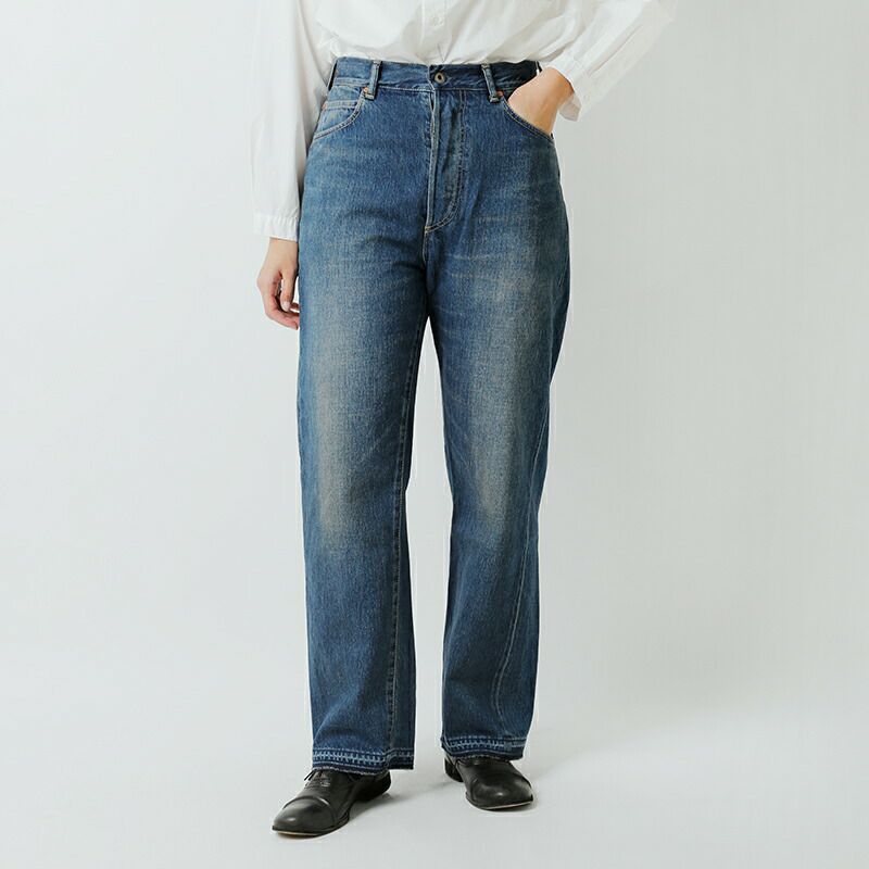 chimala チマラ 13oz セルビッチ デニム バギー カット パンツ cs40