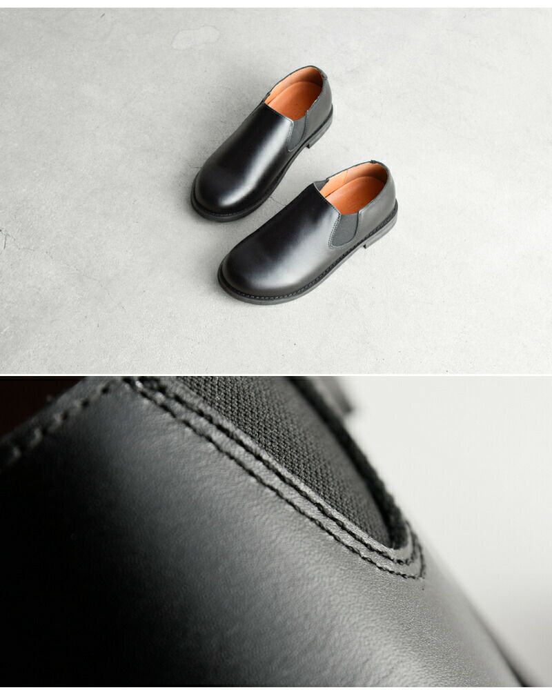 molle shoes モールシューズ 撥水 カウレザー ショート サイドゴア