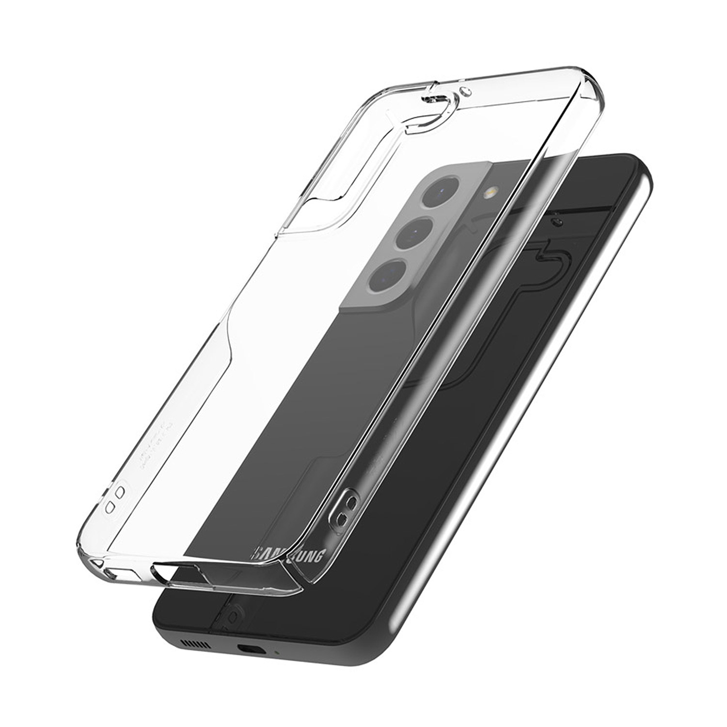 Galaxy S22 / S22 Ultra】NUKIN クリアケース 背面カバー - 【公式