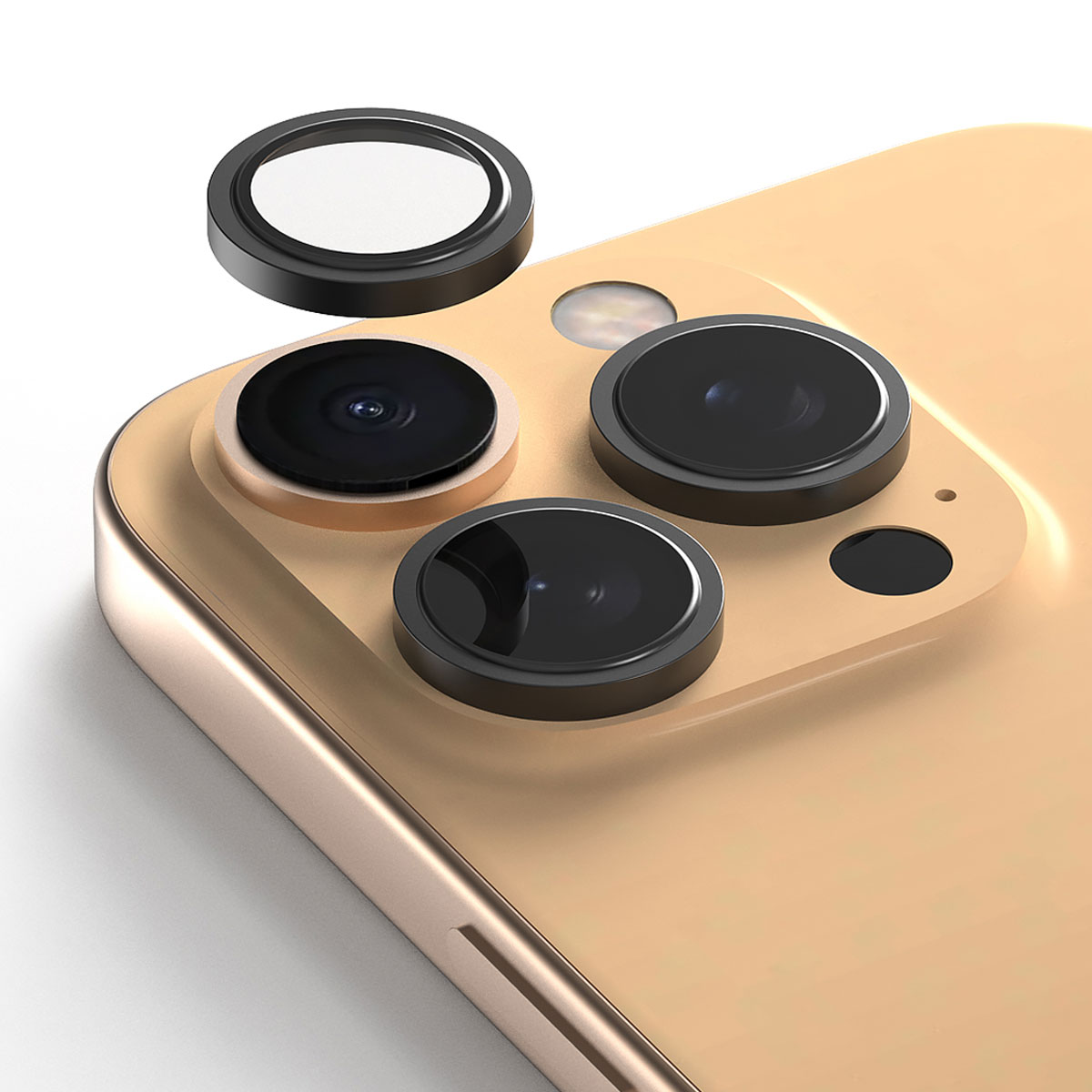 core MR カメラ専用強化ガラスフィルム メタル【iPhone 16 Pro / 16