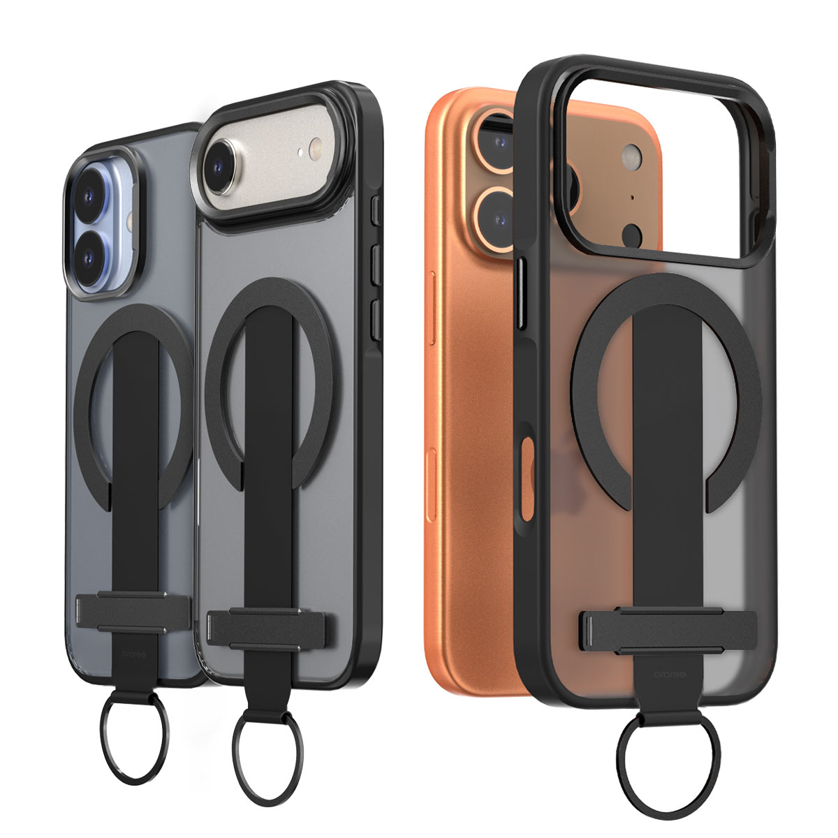 DUPLE M Grip スタンドにもなるスリムグリップバンド【iPhone 17