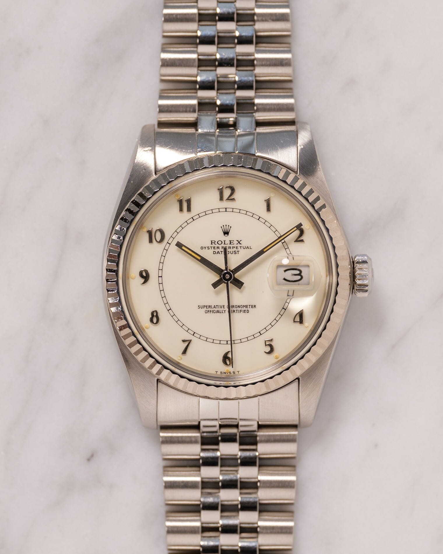 ロレックス デイトジャスト 16014 クリームボイラーゲージ 1982年製