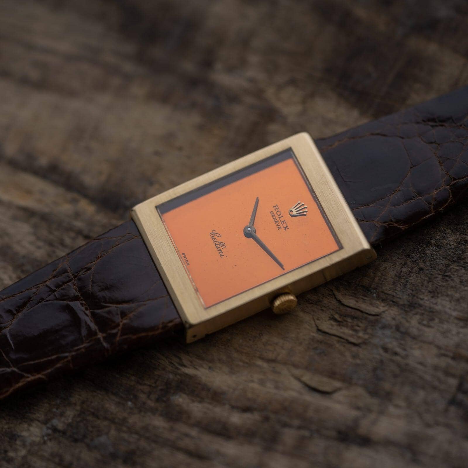 ロレックス チェリーニ 4014 レクタングル 18金無垢 YG / ROLEX