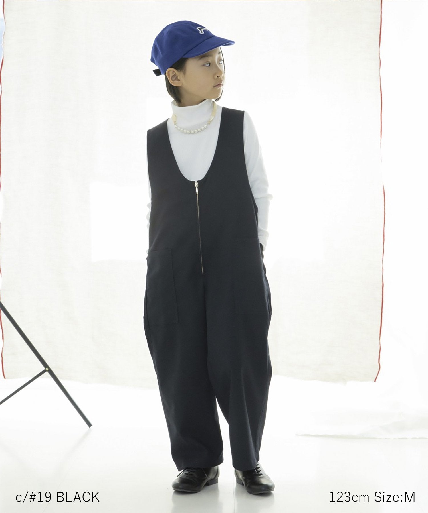 環境配慮素材》FLANNEL EASY U/N SALOPETTE オンオフ兼用 セットアップ