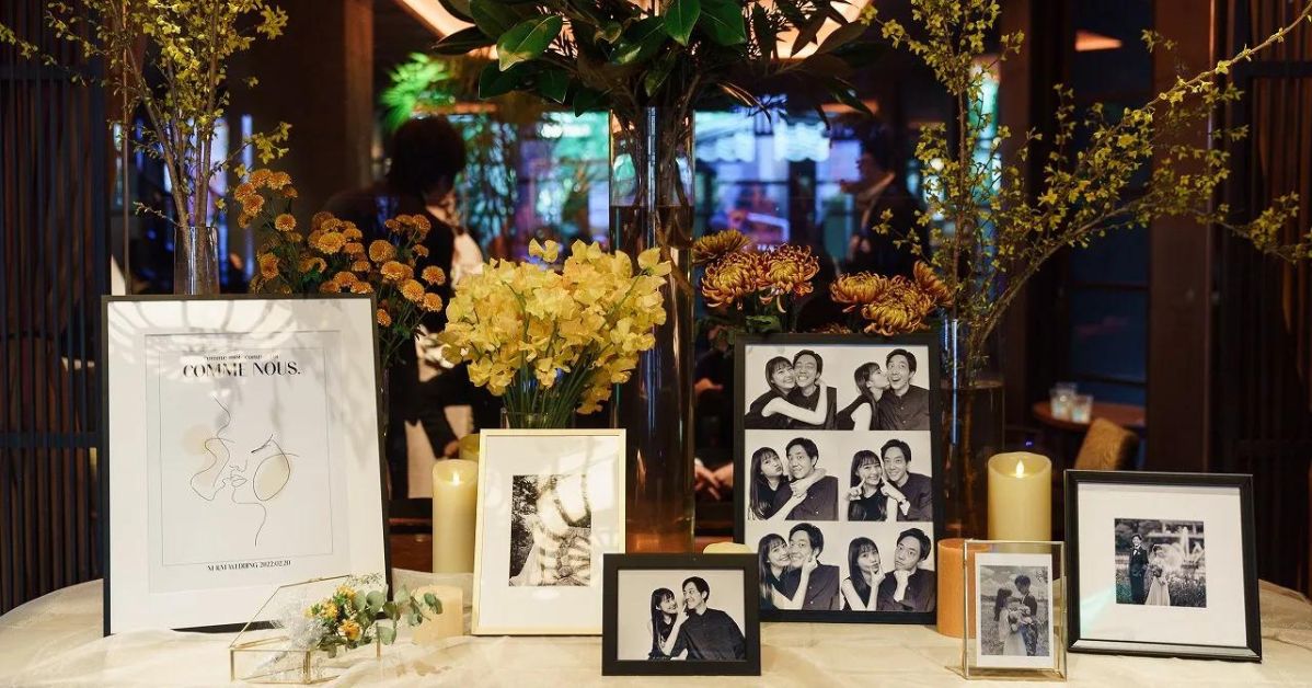 ふたりらしさ”を表すオリジナルの空間に！ウェルカムスペースの装飾