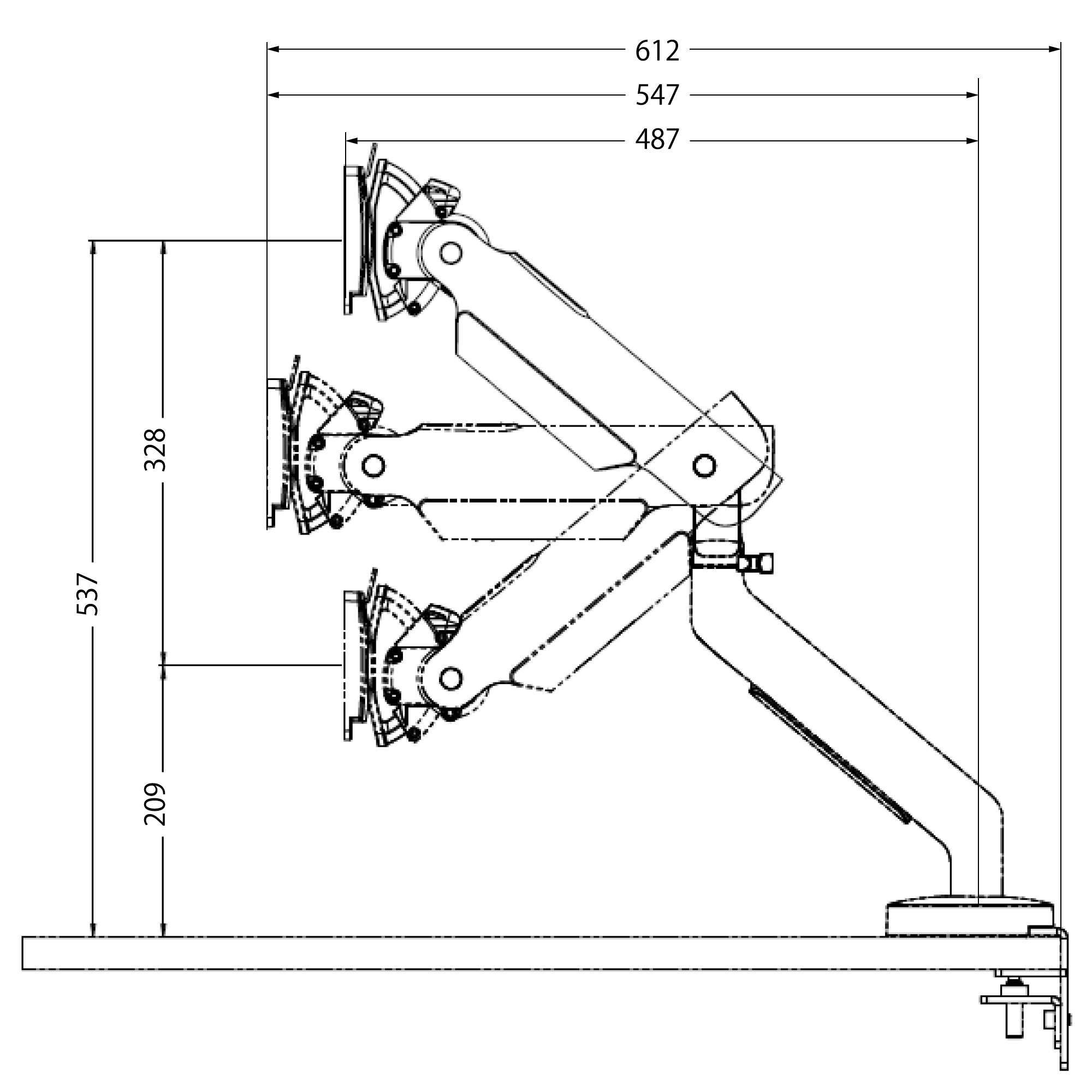 Flo X モニターアーム - CBS（Colebrook Bosson Saunders） - 株式会社