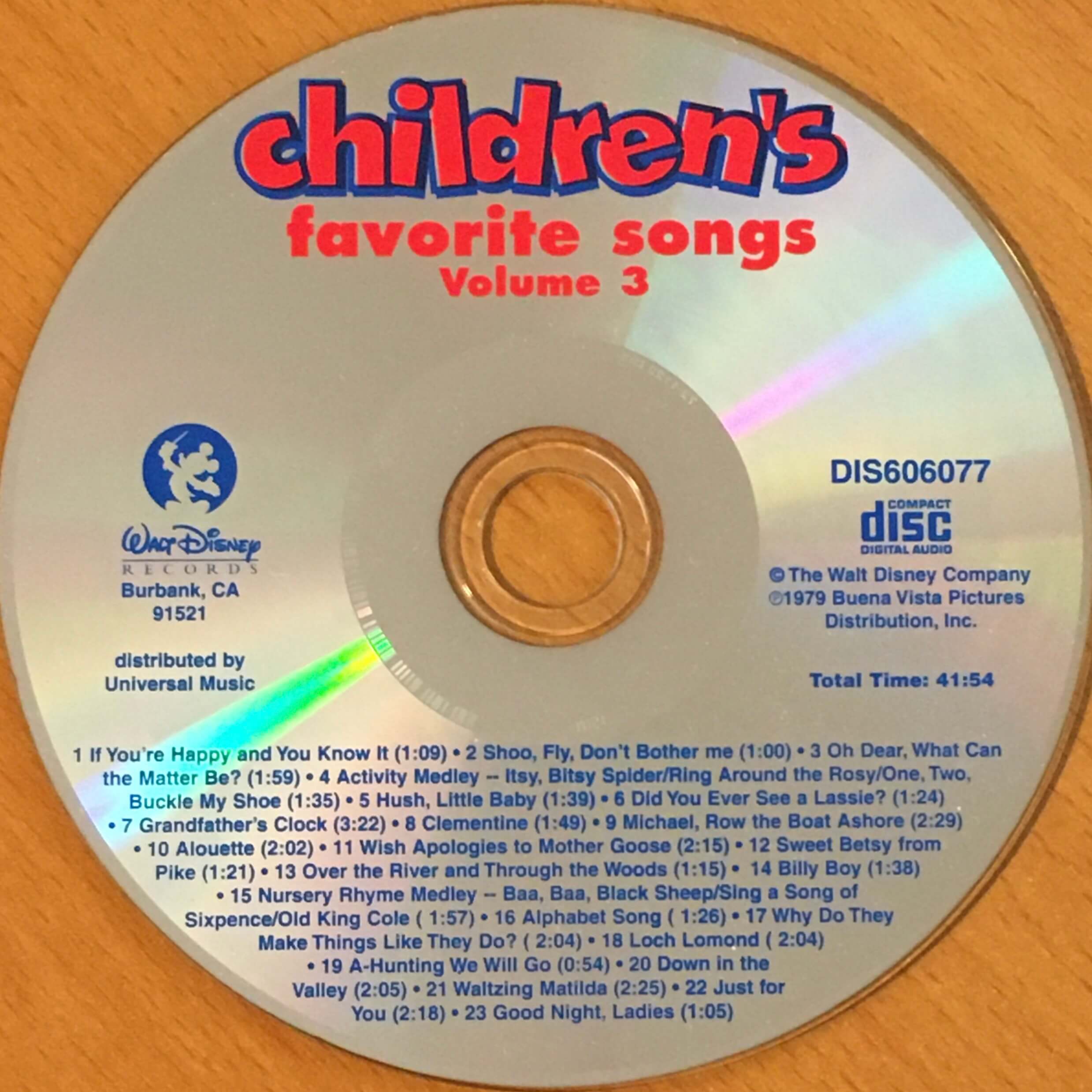 Children's Favorite Songs - Volume 3 [DIS606077] : Walt Disney