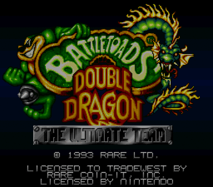 Battletoads & Double Dragon SNES (USA) : Tradewest : Free Download