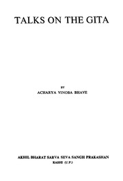 Talks On The Gita (1958) : Bhave Vinoba Acharya : Free Download