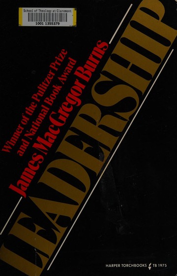 Leadership : Burns, James MacGregor : Free Download, Borrow, and