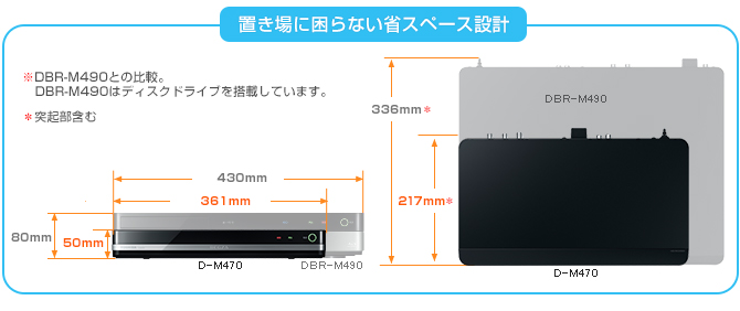D-M470/簡単・便利｜レグザブルーレイ/レグザタイムシフトマシン