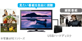 RE1・RE1S/録画｜テレビ｜REGZA：東芝