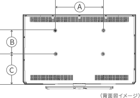Z810X/外観/仕様｜テレビ｜REGZA：東芝