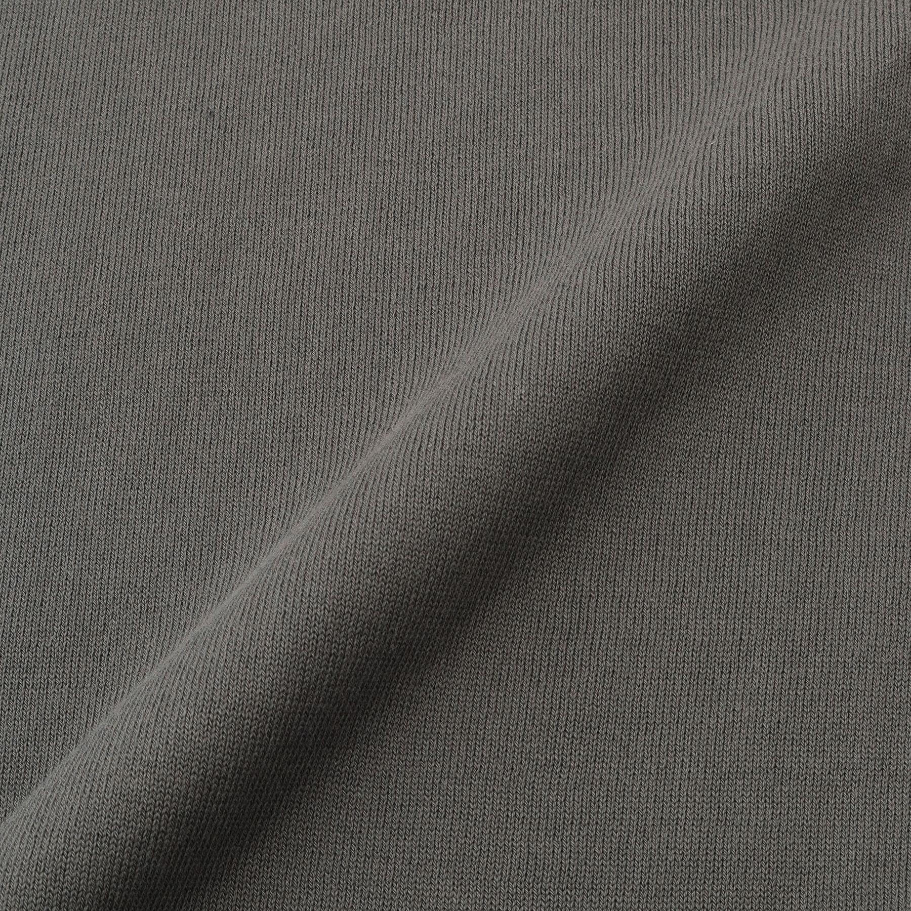 イタリア製コットンニット 長袖クルーネック col.グレー - ARCODIO