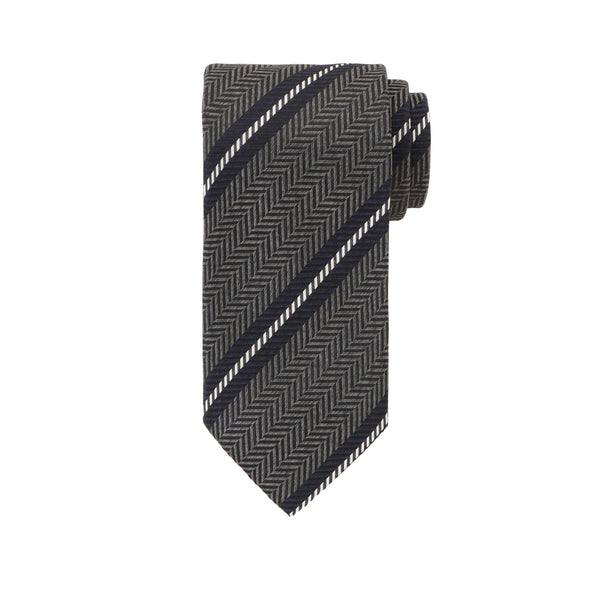 ハンドメイドネクタイ ダークグリーン x ネイビー - ARCODIO