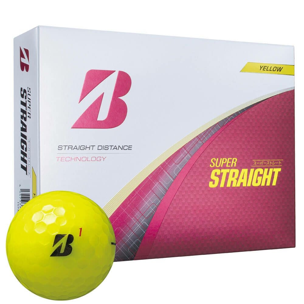 ブリヂストン スーパーストレート 2025年モデル ゴルフボール 1ダース