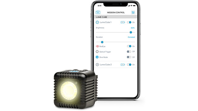 新製品】iPhoneの撮影用外部LEDライト「Lume Cube Creative Lighting