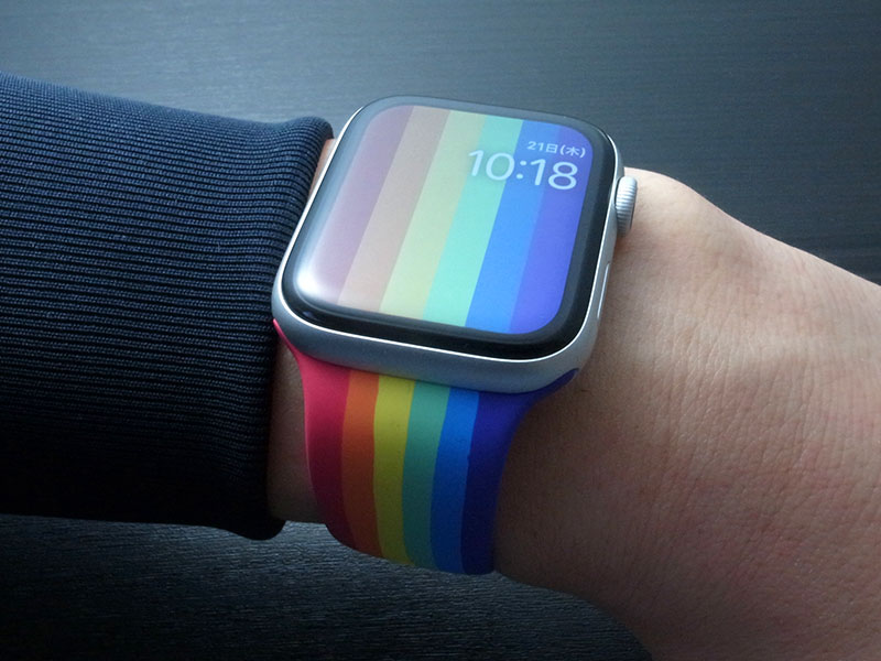 レビュー】Apple Watch プライドエディション スポーツバンドとNike