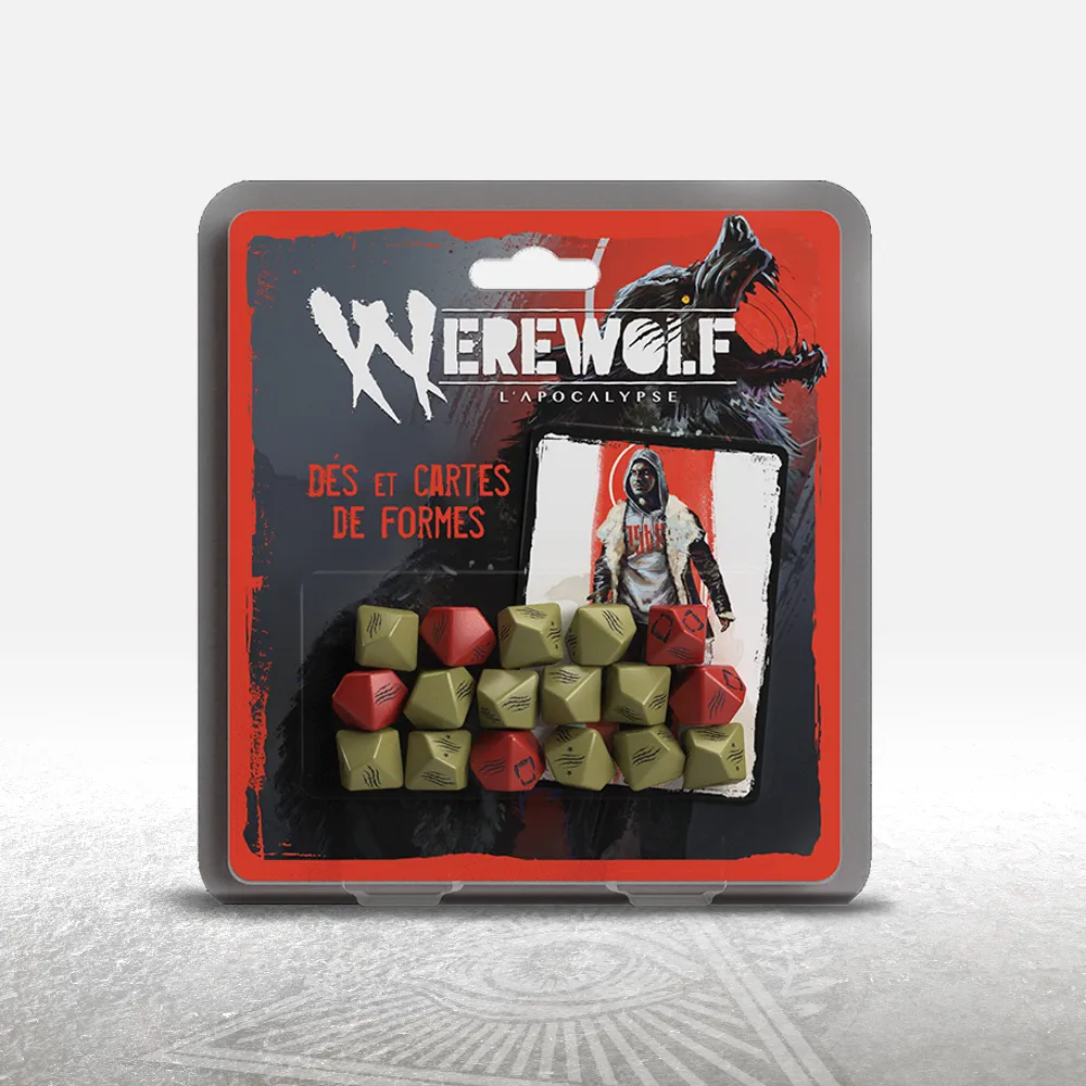 Werewolf: l'Apocalypse - Werewolf: Set de dés et Cartes de formes