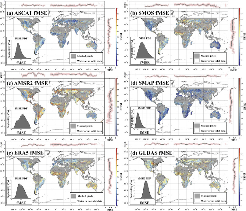 Global scale error assessments of soil moisture estimates from