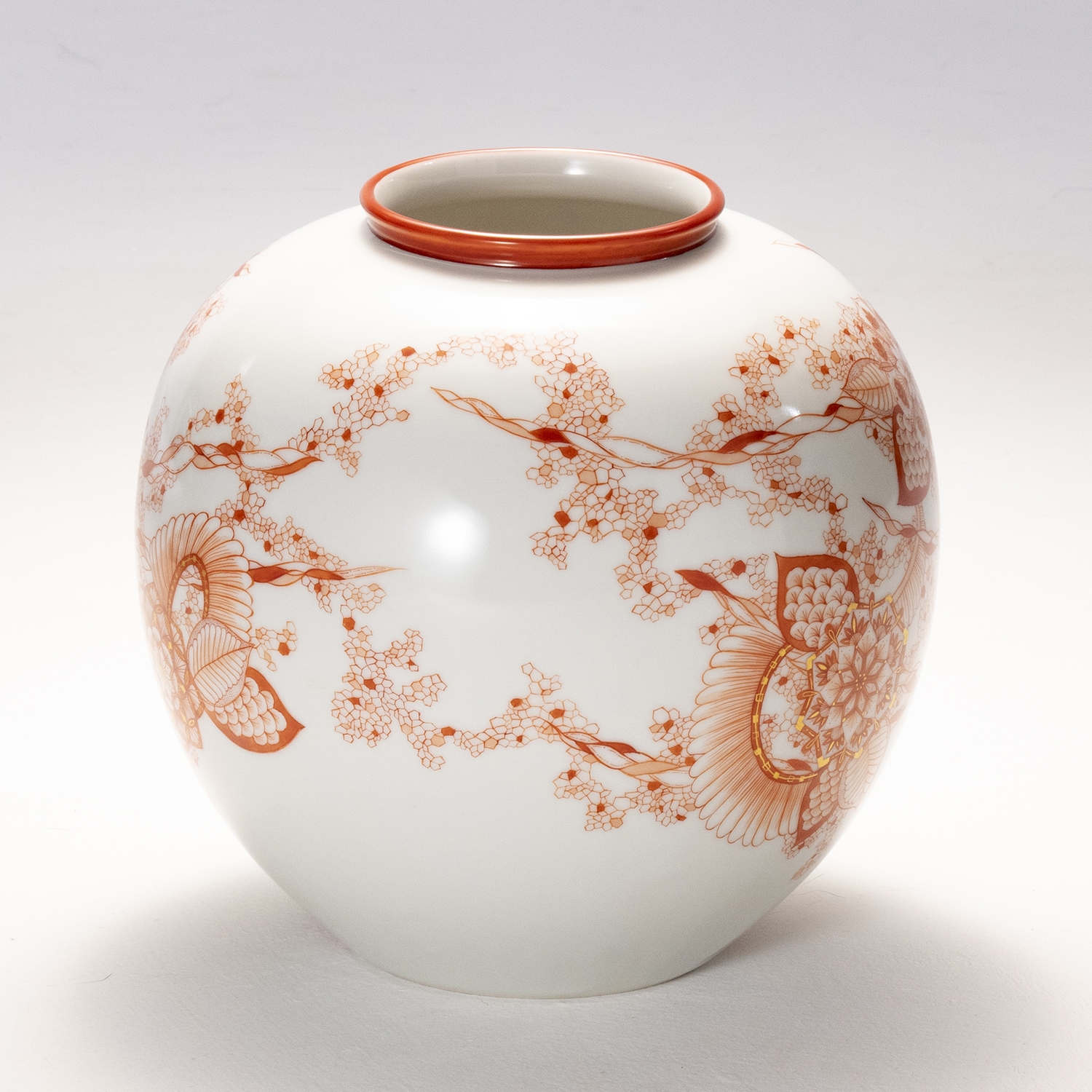 太田恵利香『 赤絵花器「世界樹」【お問い合わせください】』 | 陶芸