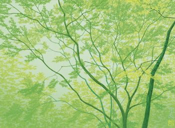 中村宗弘『 新翠』 | 日本画 | 日経アート