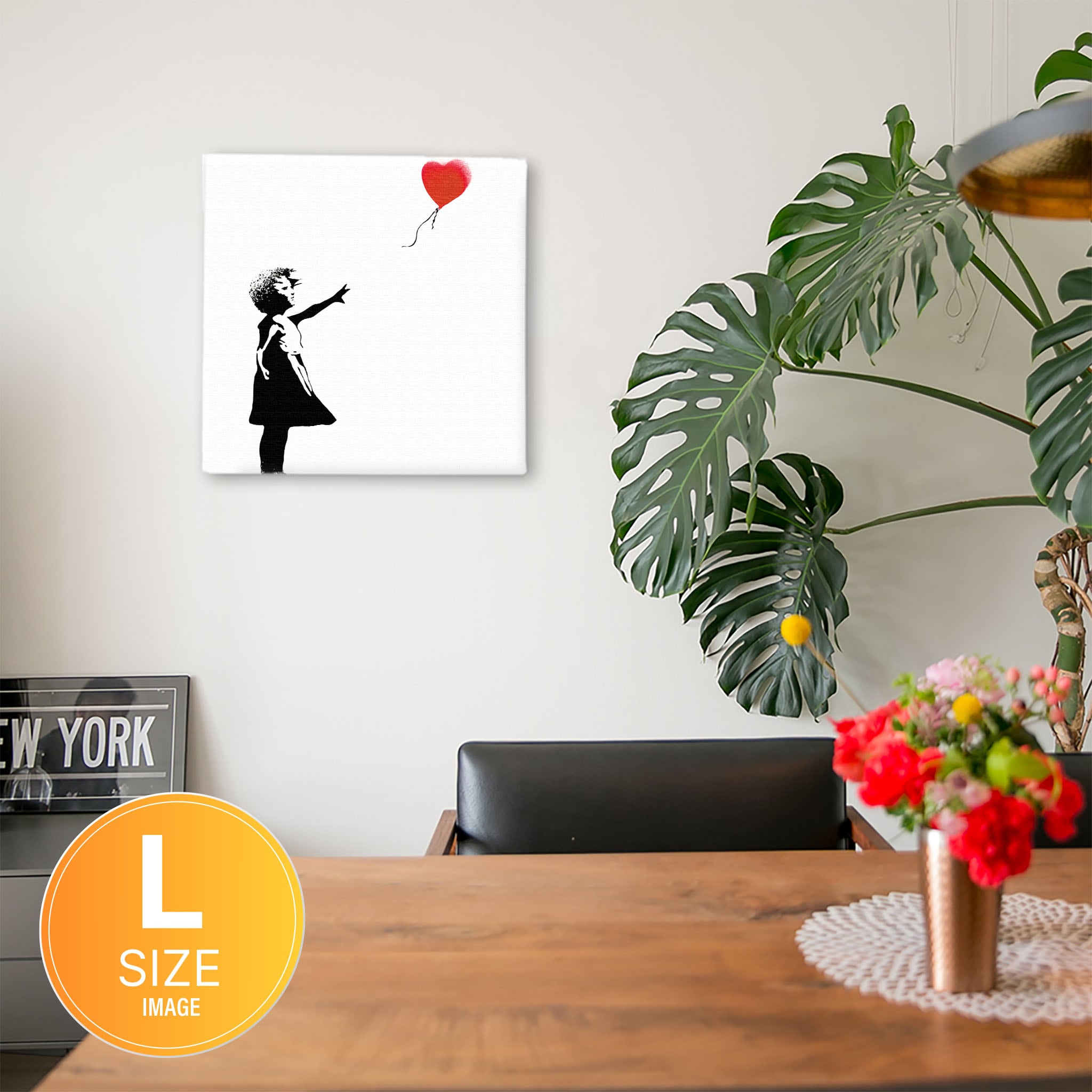 バンクシー デザイン 日本正規ライセンスの壁掛けアート アートパネル