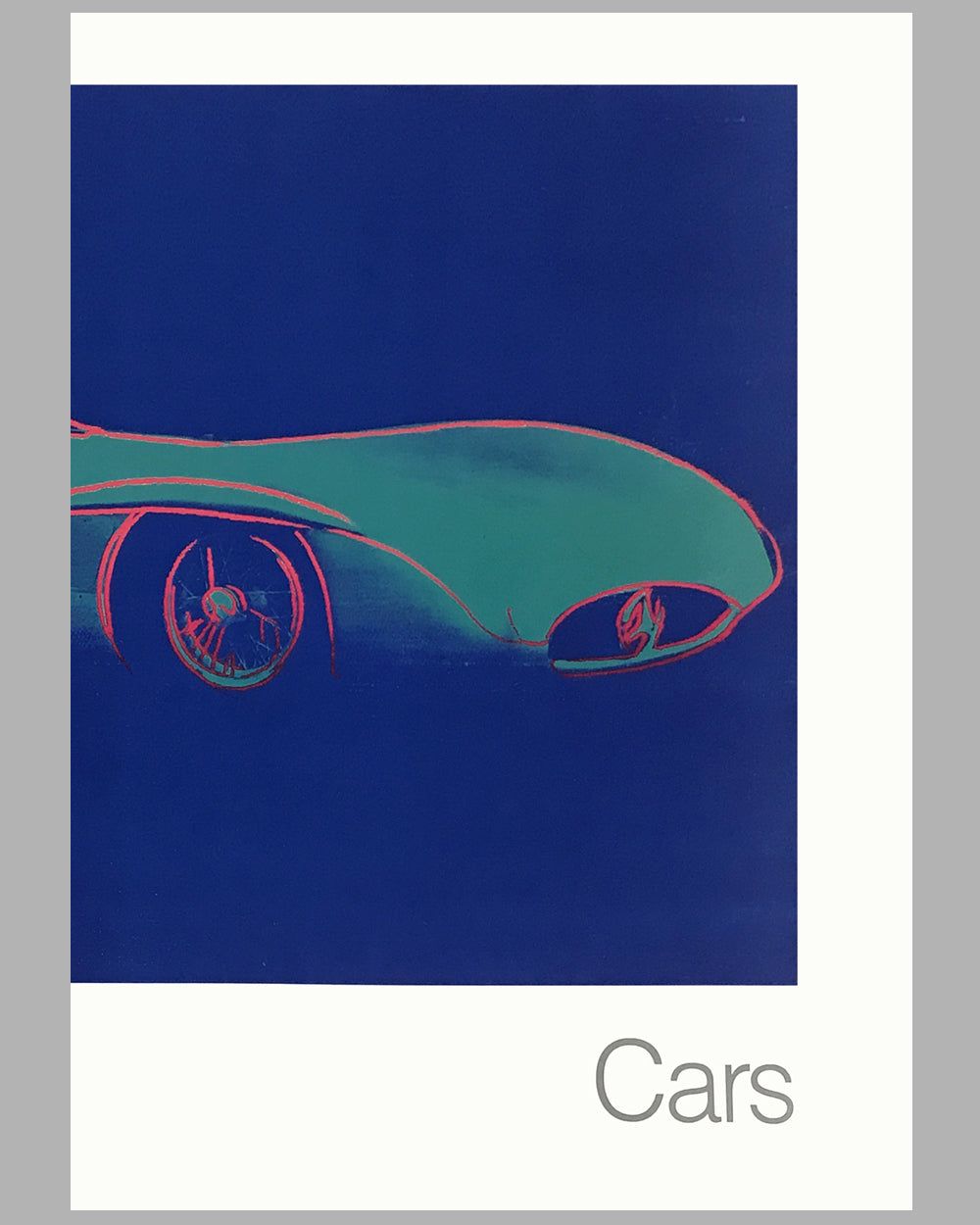 Cars by Andy Warhol - 1954 Mercedes Benz W-196-R Poster - l'art et