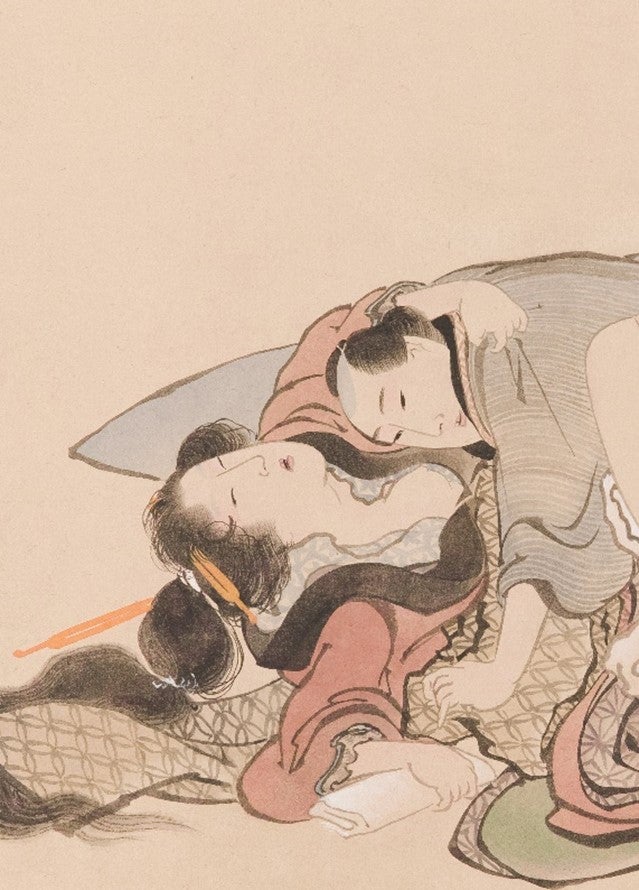 関西】浮世絵が描く「秘め事」の美－－細見美術館で「美しい春画―北斎
