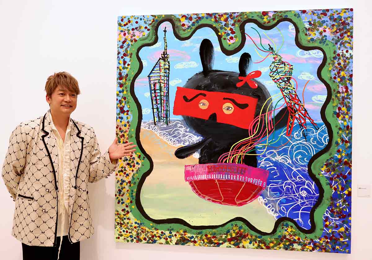 開幕】香取慎吾さんの個展 ｢WHO AM I｣ 福岡市美術館で8月27日まで 福岡