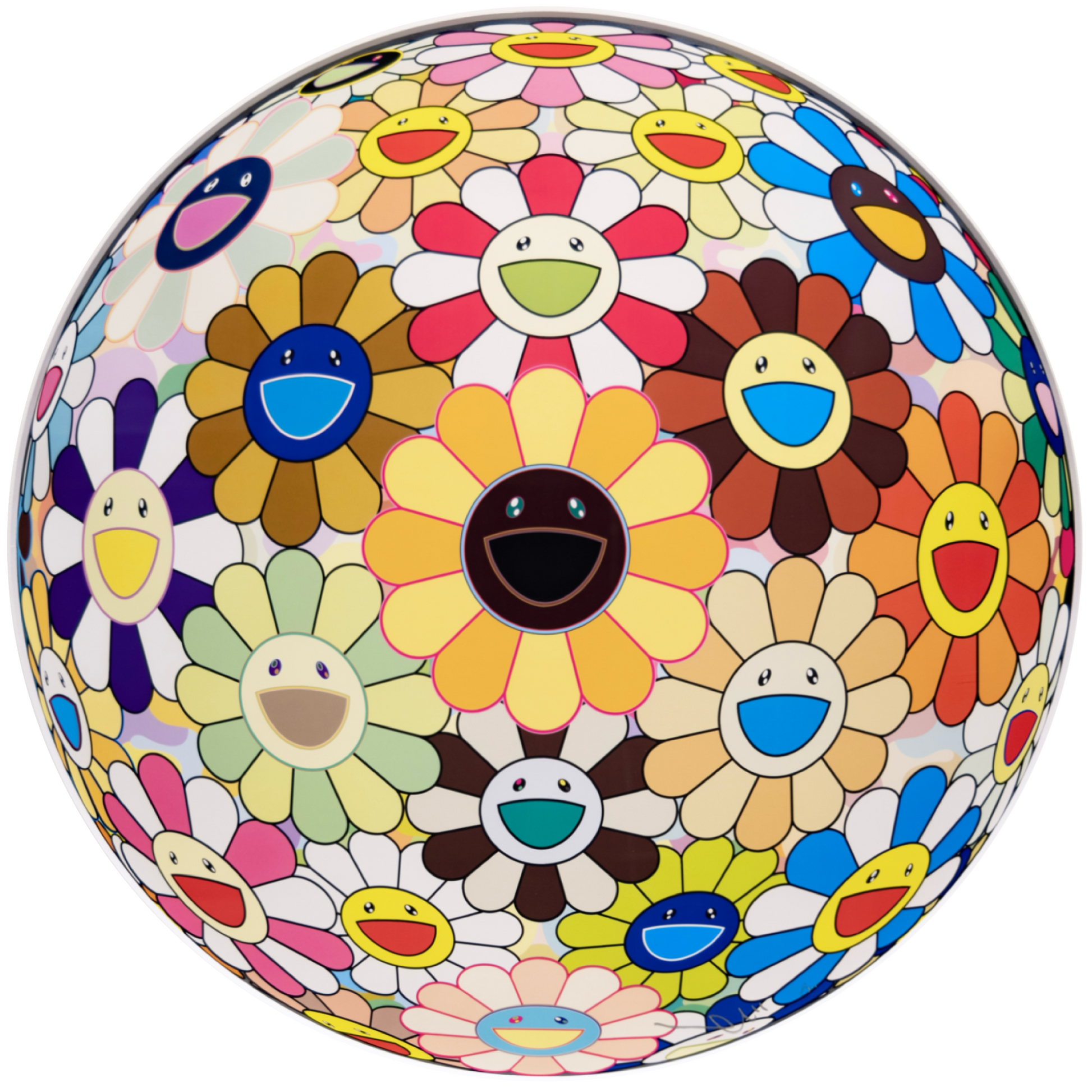 村上隆 (Takashi Murakami)｢フラワーボール(3-D)ひまわり」ART GALLERY M