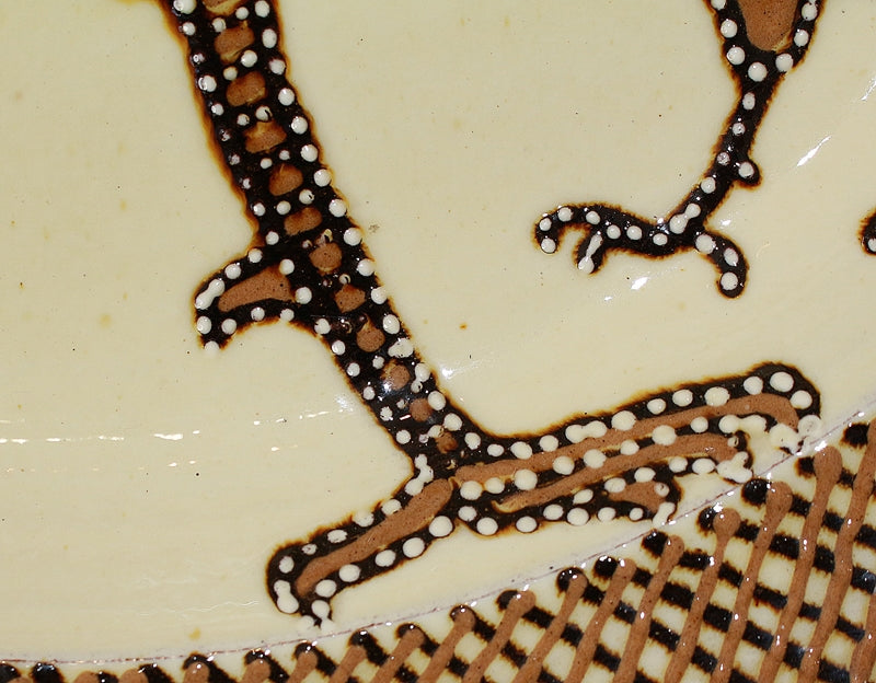 23257 船木研児 (淡黄釉鳥絵大鉢) FUNAKI Kenji – アート飛田